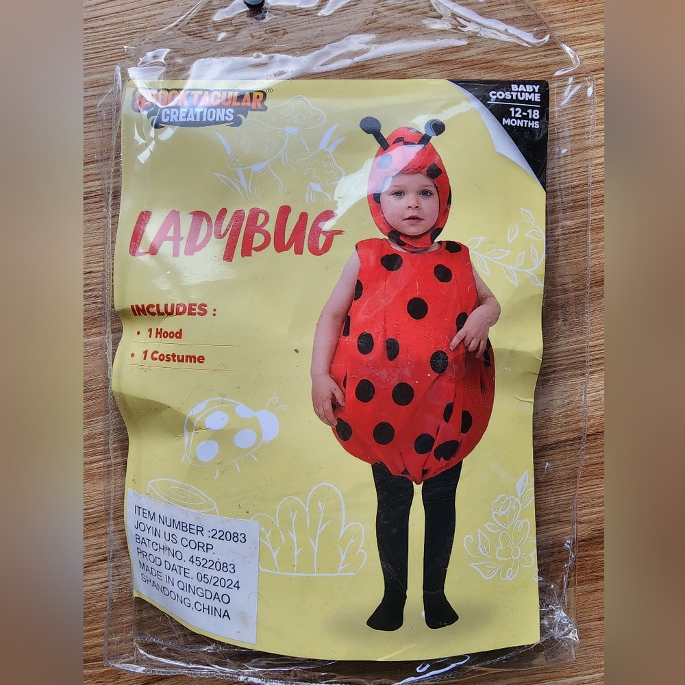 Spooktacular creations ladybug costume 12-18m